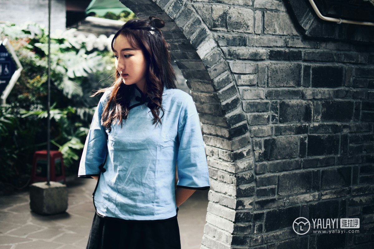 [YALAYI雅拉伊]2018.06.04 NO.005 民国女孩肖肖 叶肖肖