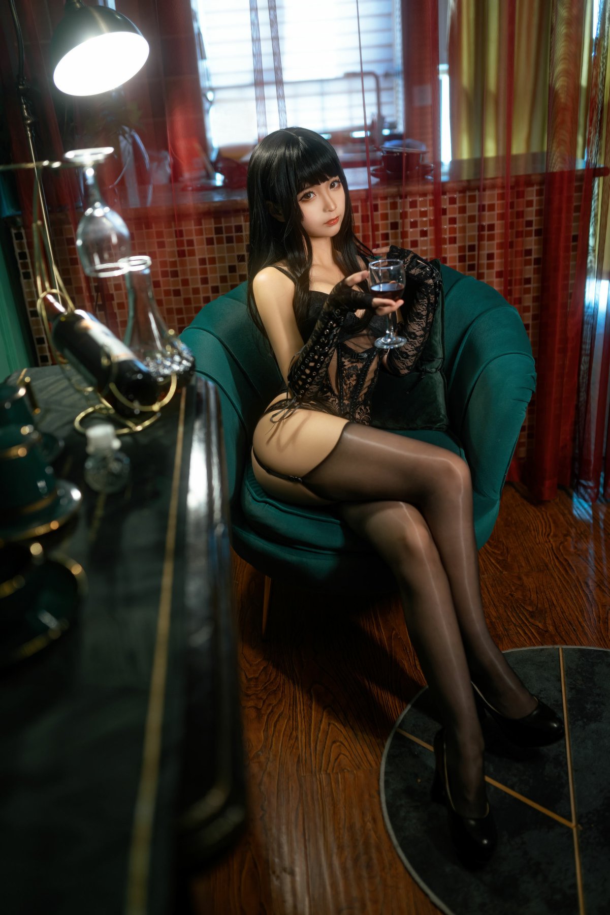 蠢沫沫 - 黑内衣