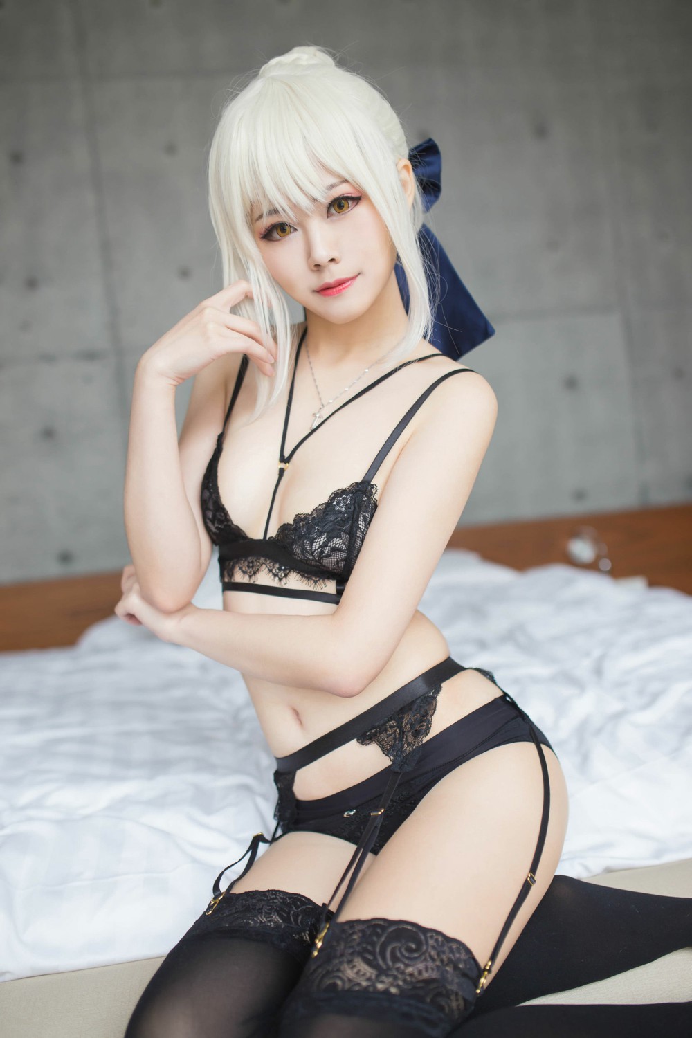 Coser萱-KaYa - 黑贞 黑呆毛下着