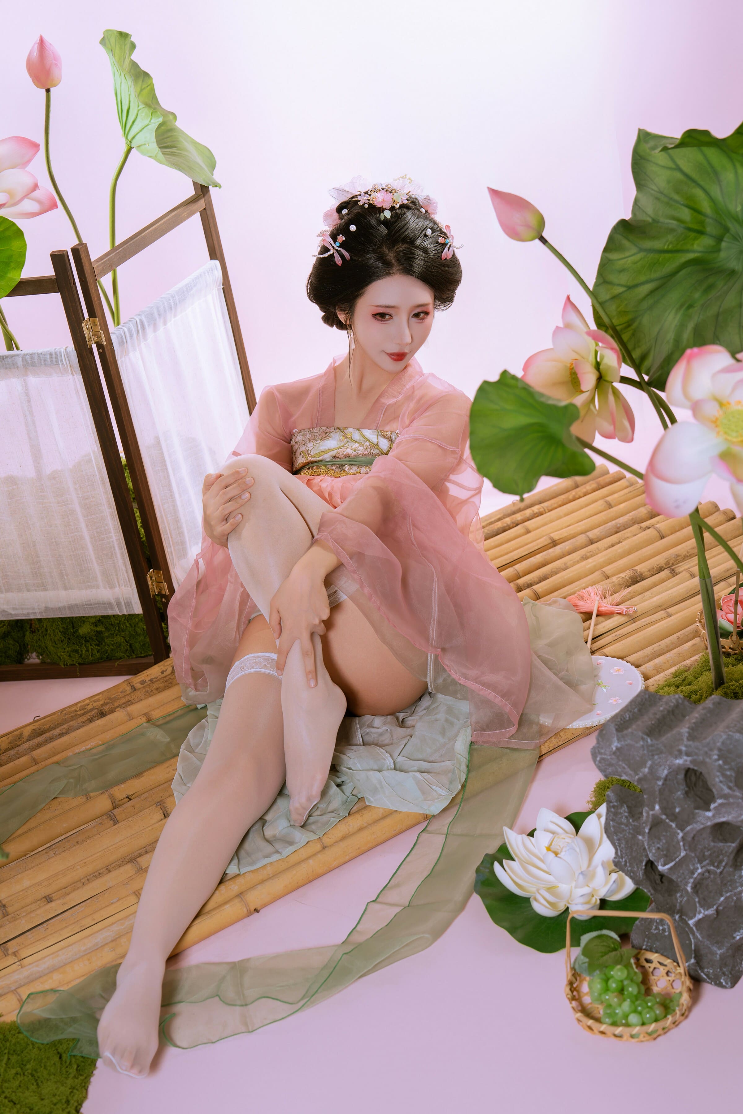 云溪溪 – 奶桃桃   采莲 [93P]