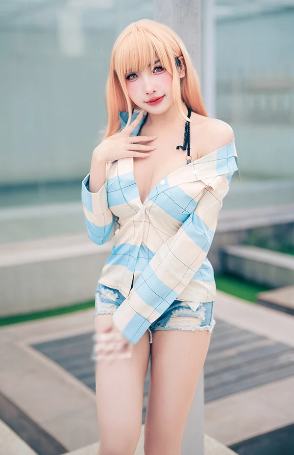 福利姬慕慕Momo之Marin 海夢 Ver.泳裝无圣光